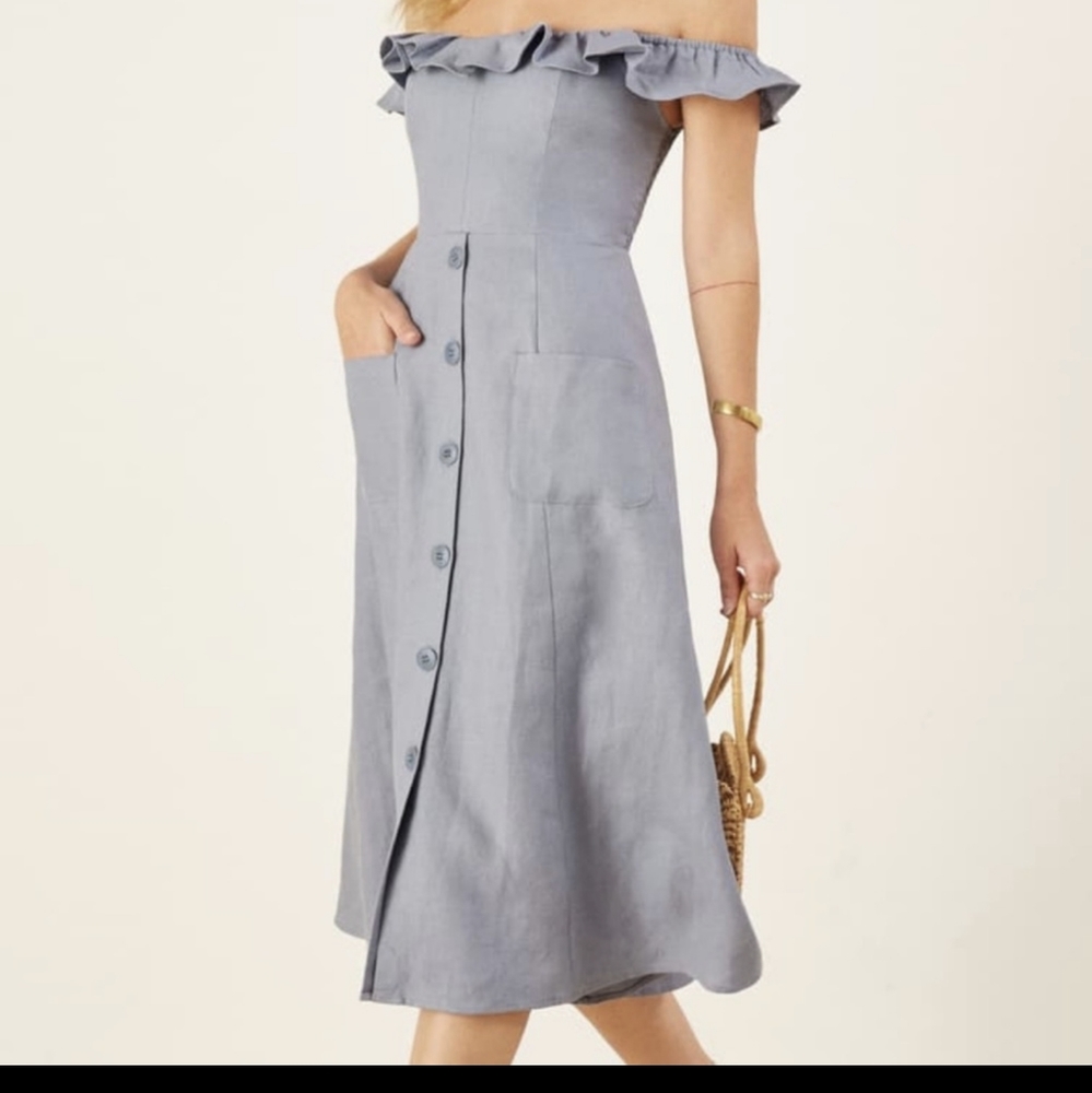 Hattie Blue linen dress